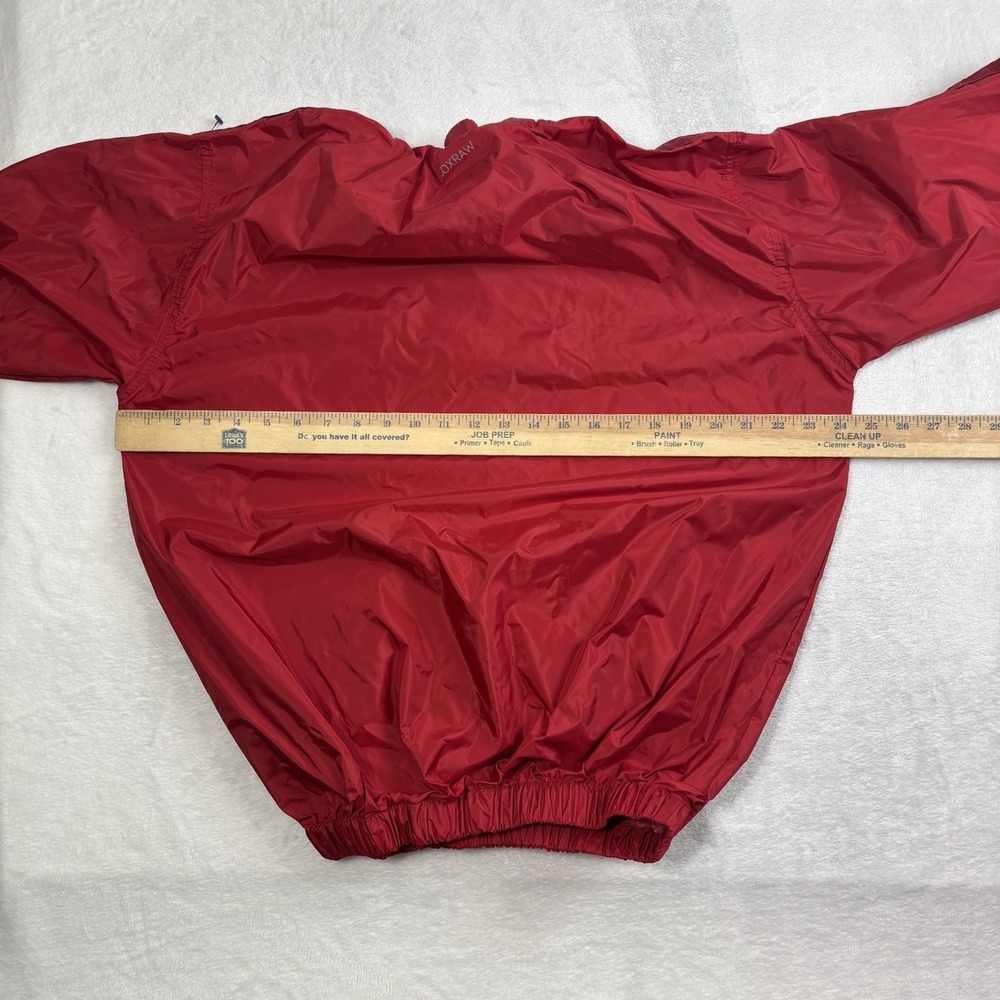 BOXRAW Sauna Suit Red Pullover Long Sleeve Sweatshirt Men's Large Activewear - Picture 7 of 9